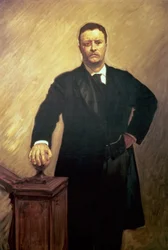 Porträt von Theodore Roosevelt